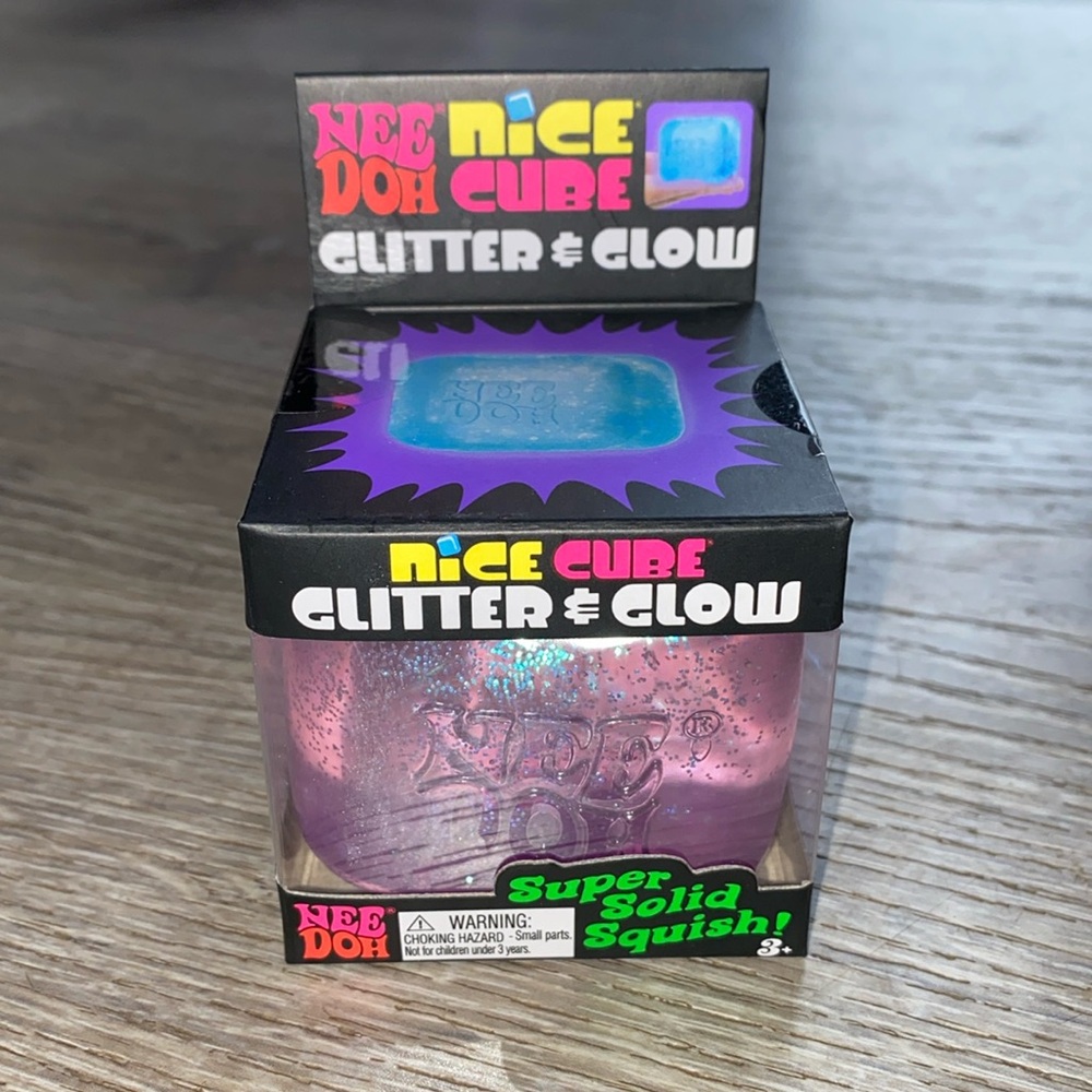 NEEDOH GLITTER & GLOW Nice Cube NIB